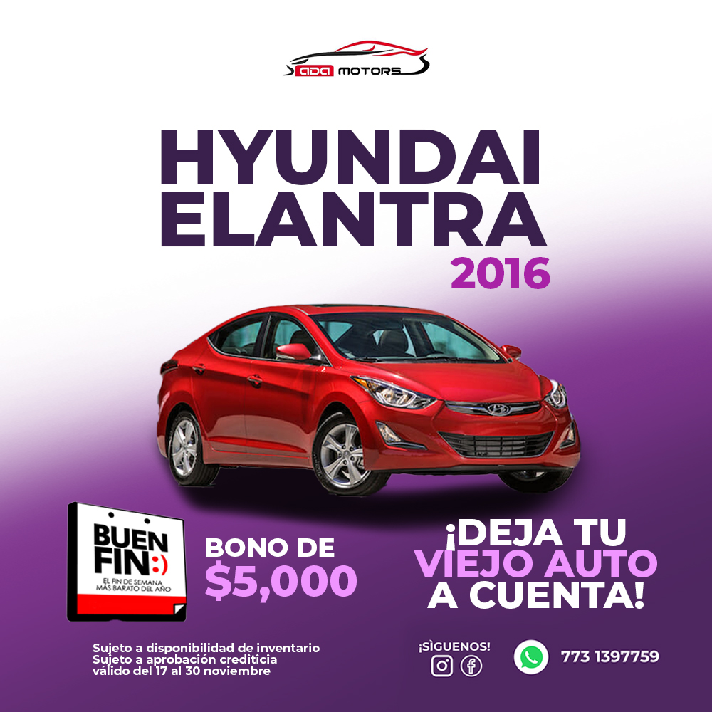 Hyundai Elantra cuadrado